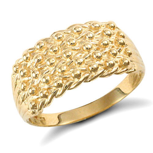 5 Row Gold Keeper Ring