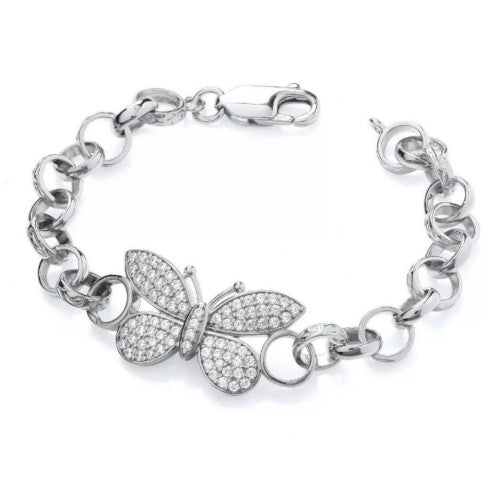 Silver Butterfly Belcher