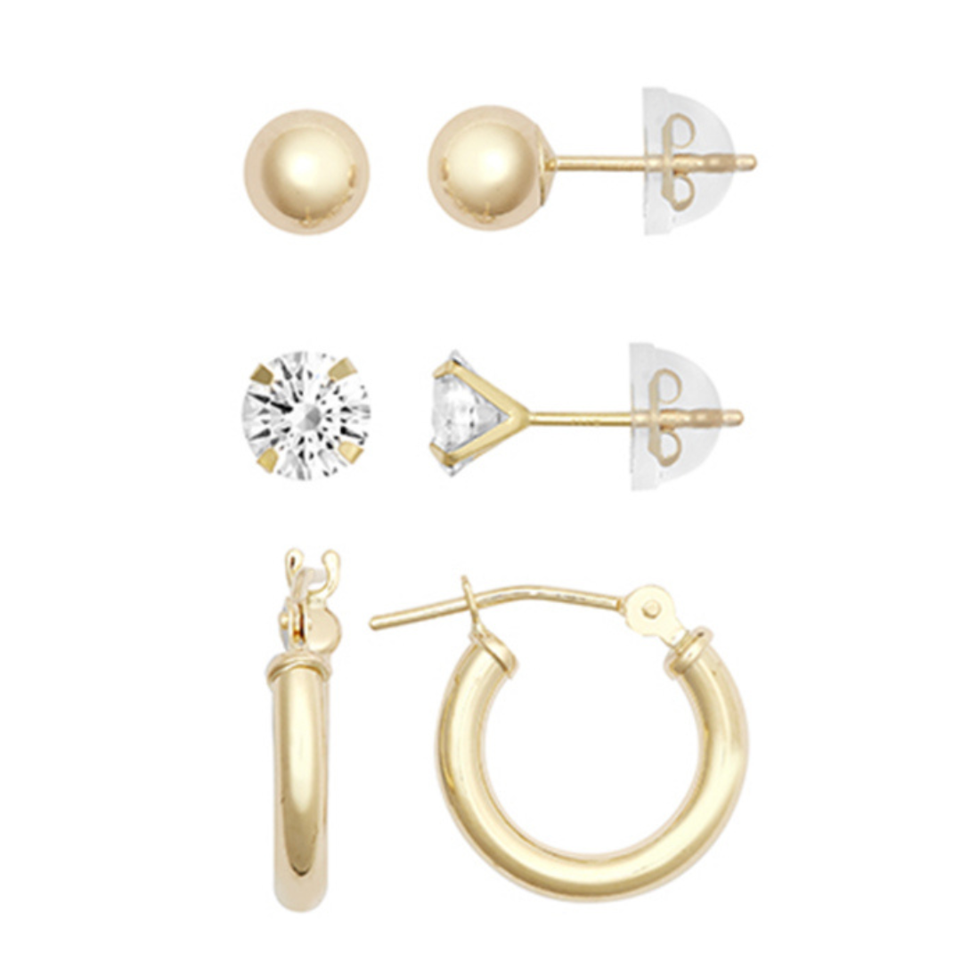 9ct Gold earring set