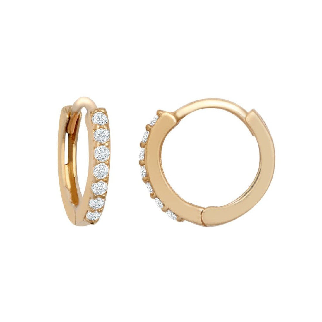 9ct gold huggies